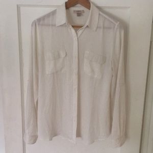 sheer chiffon blouse